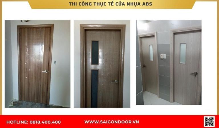 Hình ảnh thi công thực tế cửa nhựa ABS Hàn Quốc Cà Mau Hình ảnh thi công thực tế cửa nhựa ABS Hàn Quốc