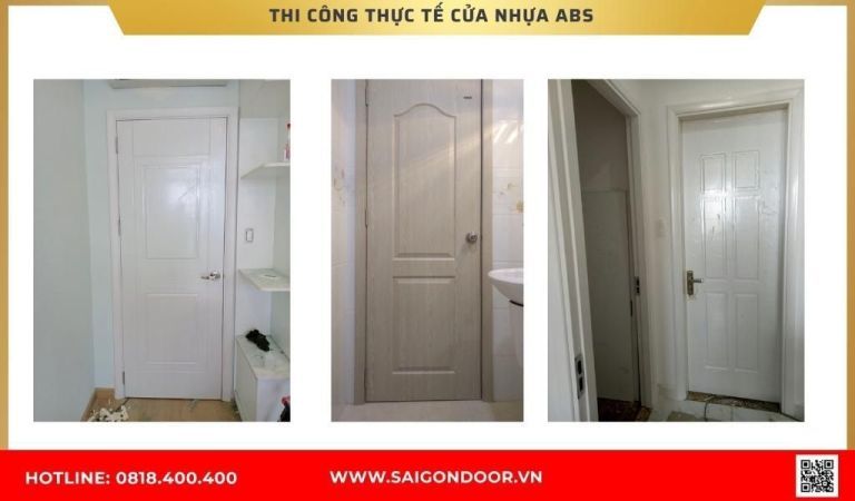 Hình ảnh thi công thực tế cửa nhựa ABS Hàn Quốc Bình Phước Hình ảnh thi công thực tế cửa nhựa ABS Hàn Quốc