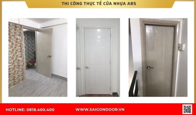 Hình ảnh thi công thực tế cửa nhựa ABS Hàn Quốc Cà Mau Hình ảnh thi công thực tế cửa nhựa ABS Hàn Quốc