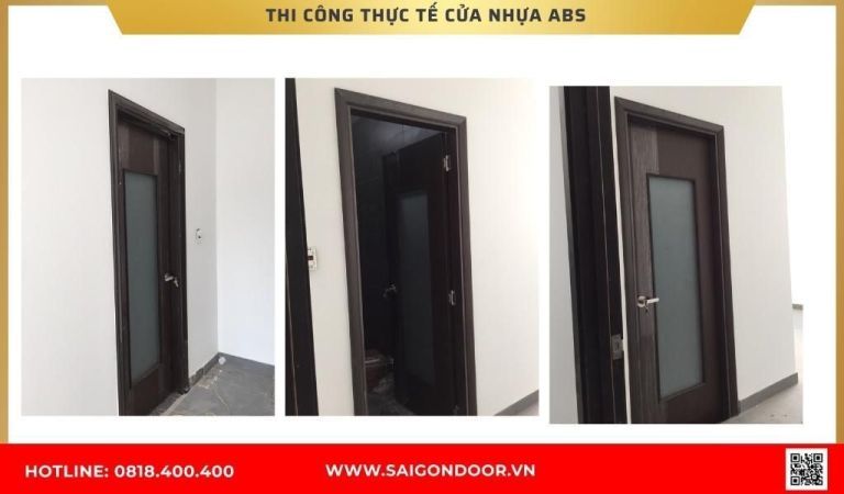 Hình ảnh thi công thực tế cửa nhựa ABS Hàn Quốc Cà Mau Hình ảnh thi công thực tế cửa nhựa ABS Hàn Quốc