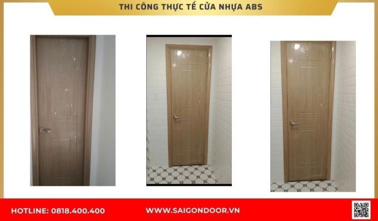Hình ảnh thi công thực tế cửa nhựa ABS Hàn Quốc An Giang Hình ảnh thi công thực tế cửa nhựa ABS Hàn Quốc