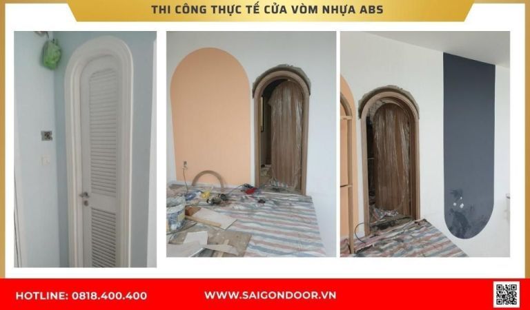 Hình ảnh thi công thực tế cửa nhựa ABS Hàn Quốc An Giang Hình ảnh thi công thực tế cửa nhựa ABS Hàn Quốc