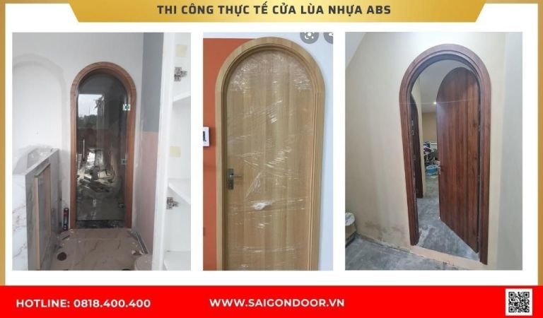 Hình ảnh thi công thực tế cửa nhựa ABS Hàn Quốc Cà Mau Hình ảnh thi công thực tế cửa nhựa ABS Hàn Quốc