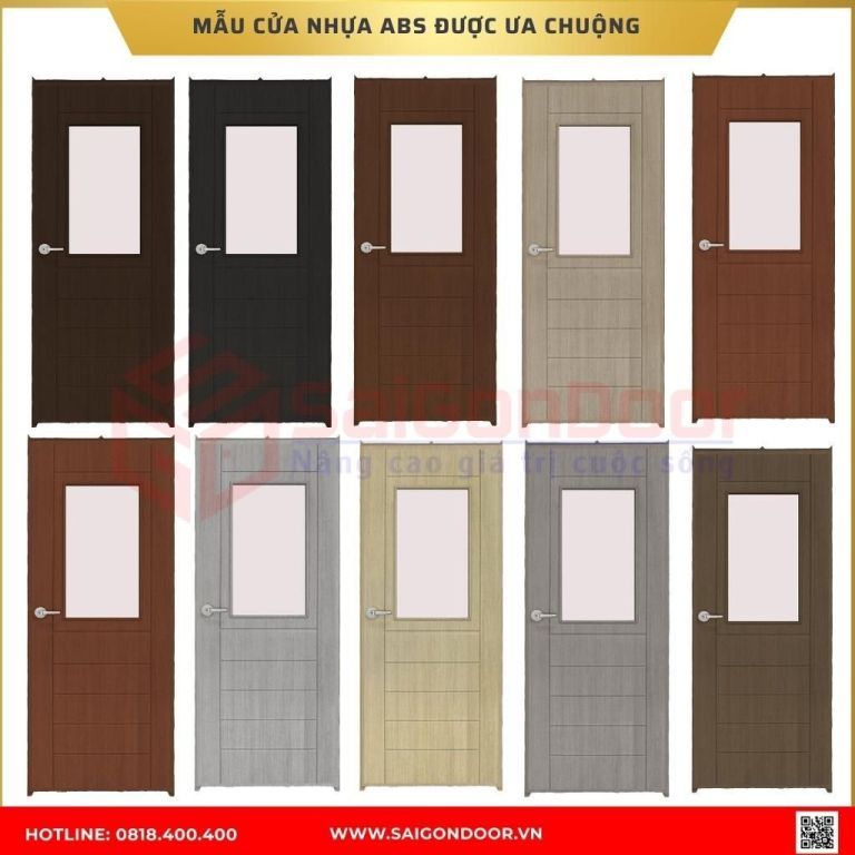 Mẫu cửa nhựa ABS Hàn Quốc được ưa chuộng tại Cà Mau Mẫu cửa nhựa ABS Hàn Quốc được ưa chuộng