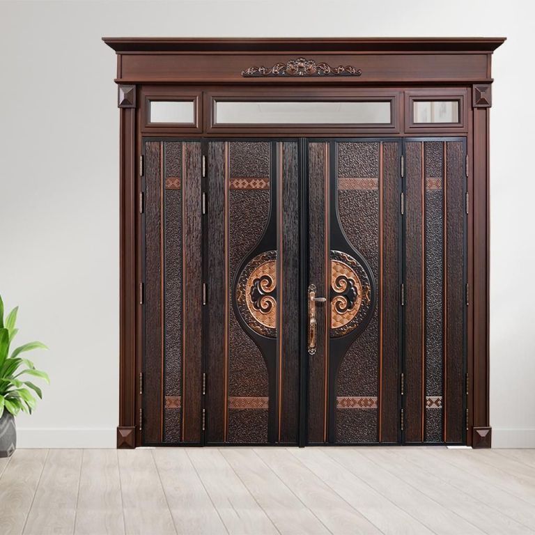 Xưởng Cửa Thép Giả Gỗ Bình Dương Siêu Bền, Giá Tốt Nhất 12 Mẫu cửa thép giả gỗ Bình Dương 1