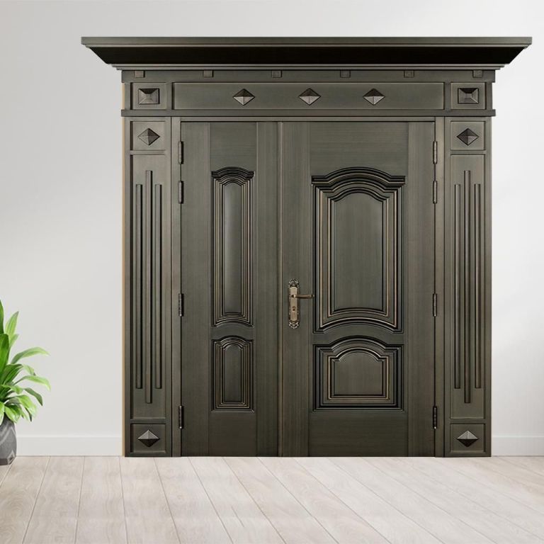 Xưởng Cửa Thép Giả Gỗ Bình Dương Siêu Bền, Giá Tốt Nhất 13 Mẫu cửa thép giả gỗ Bình Dương 2