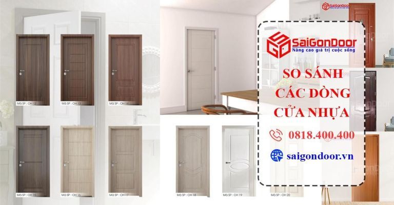So Sánh Các Dòng Cửa Nhựa: Cửa Nhựa Composite Đài Loan Và Cửa Nhựa ABS Hàn Quốc, Cửa Nhựa PVC Đài Loan Chi Tiết Nhất So sánh bảng báo giá các mẫu cửa nhựa hiện nay