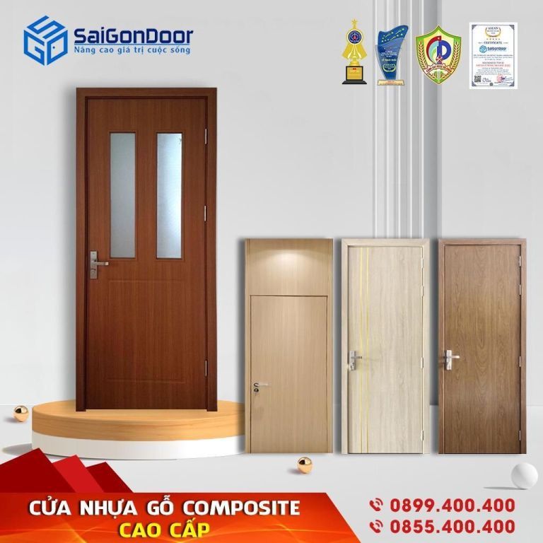 Mẫu cửa nhựa composite Đài Loan phổ biến Mẫu cửa nhựa composite Đài Loan phổ biến