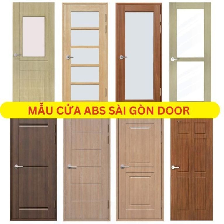 So Sánh Các Dòng Cửa Nhựa 2024 - Composite, ABS, PVC Đài Loan 11 Cửa nhựa ABS có tính thẩm mỹ cao