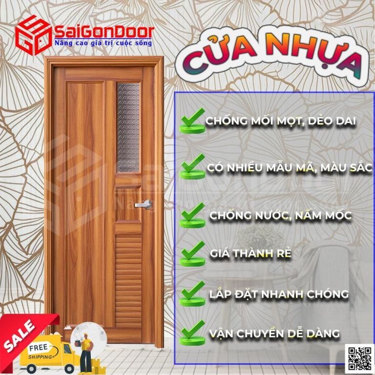 Cửa Nhựa Giả Gỗ - So Sánh Ưu Nhược Điểm Các Mẫu Cửa 15 cua-nhua-dai-loan
