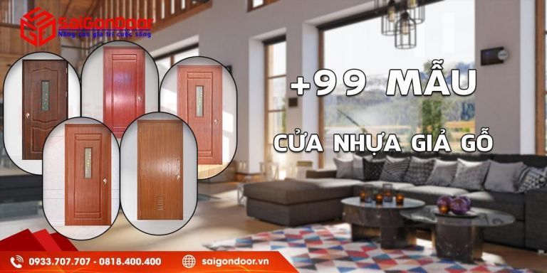 Cửa Nhựa Giả Gỗ - So Sánh Ưu Nhược Điểm Các Mẫu Cửa 14 cua-nhua-gia-go-1