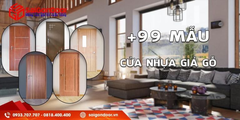 Cửa Nhựa Giả Gỗ - So Sánh Ưu Nhược Điểm Các Mẫu Cửa 13 cua-nhua-gia-go