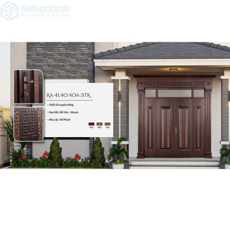 Cửa Thép Vân Gỗ Quận Phú Nhuận – So Sánh Với Cửa Gỗ 9 Cửa thép vân gỗ và cửa gỗ có nhiều điểm giống nhau