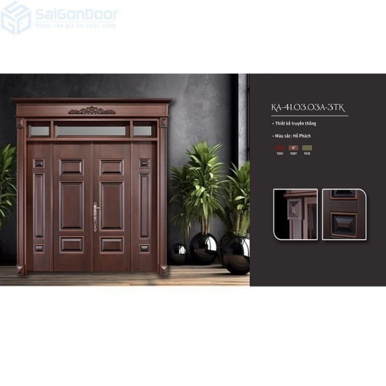 Cửa Thép Vân Gỗ Quận Phú Nhuận – So Sánh Với Cửa Gỗ 10 Điểm khác biệt quan trọng giữa hai mẫu cửa