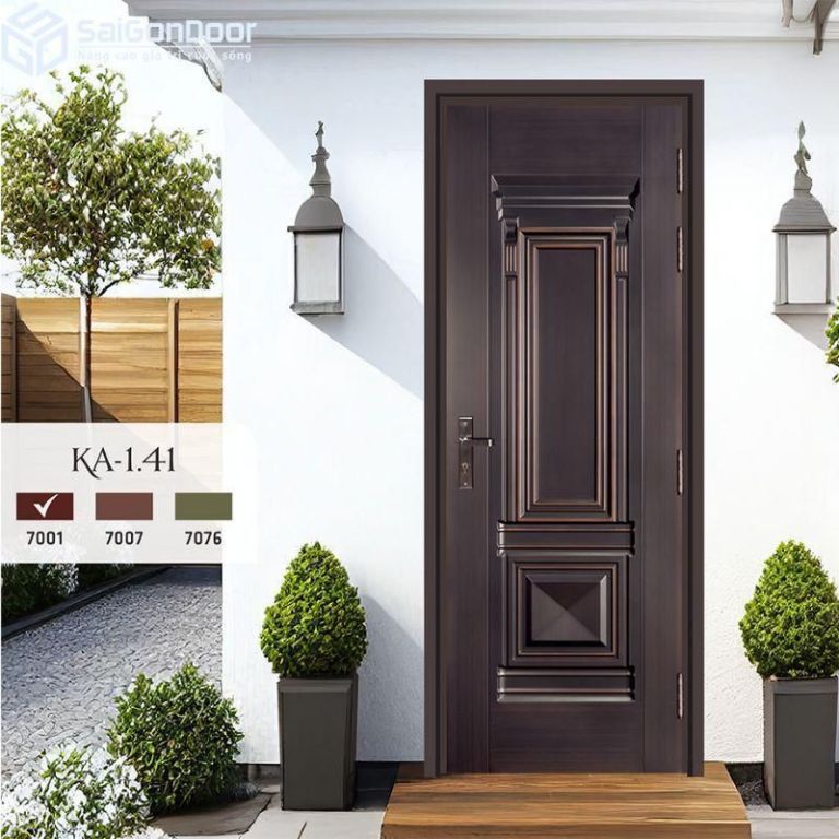Có Nên Mua Cửa Thép Giả Gỗ Tại Củ Chi Không? Báo Giá Sản Phẩm Chi Tiết 11 Đo kích thước chính xác