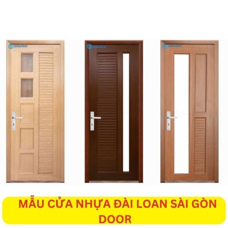 So Sánh Các Dòng Cửa Nhựa 2024 - Composite, ABS, PVC Đài Loan 9 Mẫu cửa nhựa Đài Loan có chất lượng tốt