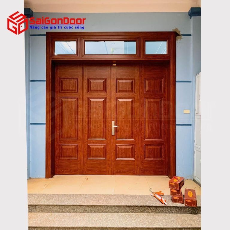Cửa Thép Giả Vân Gỗ Quận 2 TPHCM - Chi Tiết Quy Trình Lắp Đặt 7 Nhu cầu lắp đặt cửa thép giả vân gỗ quận 2 TPHCM ngày càng tăng cao
