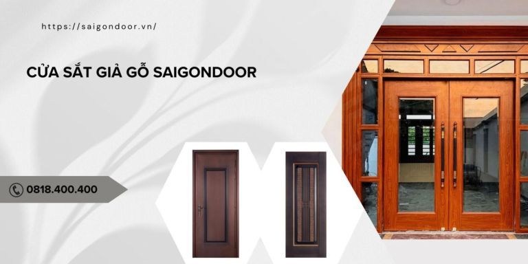 Có Nên Lắp Đặt Cửa Sắt Giả Gỗ Tại Quận 3 Không? 20 SaiGonDoor - Địa chỉ cung cấp cửa sắt giả gỗ tại Quận 3 uy tín