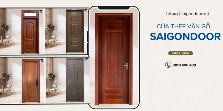 So Sánh Cửa Thép Vân Gỗ Với Cửa Gỗ, Cửa Nhôm Carbon Mới Nhất 11 Tìm hiểu về cửa thép vân gỗ trên thị trường