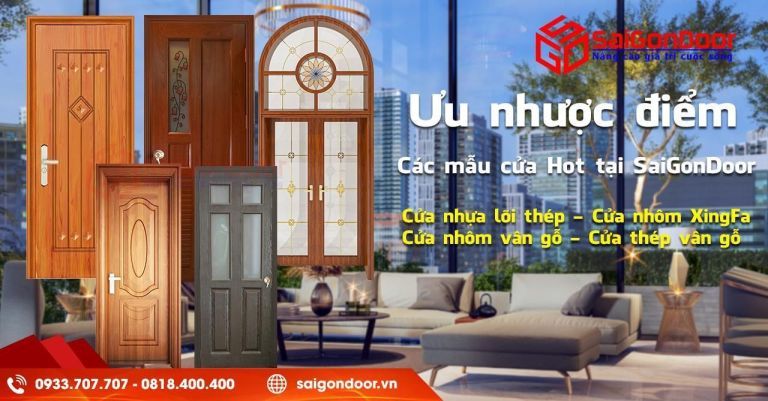 Ưu Nhược Điểm Của Các Mẫu Cửa Hot Tại SaiGonDoor 10 tong-hop-cac-mau-cua