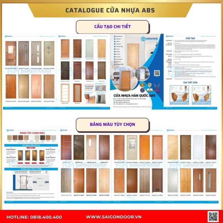 Báo Giá Thi Công Cửa Nhựa ABS Hàn Quốc TP Hồ Chí Minh Giá Rẻ & Uy Tín 4 Catalogue Cửa Nhựa ABS Hàn Quốc TP Hồ Chí Minh