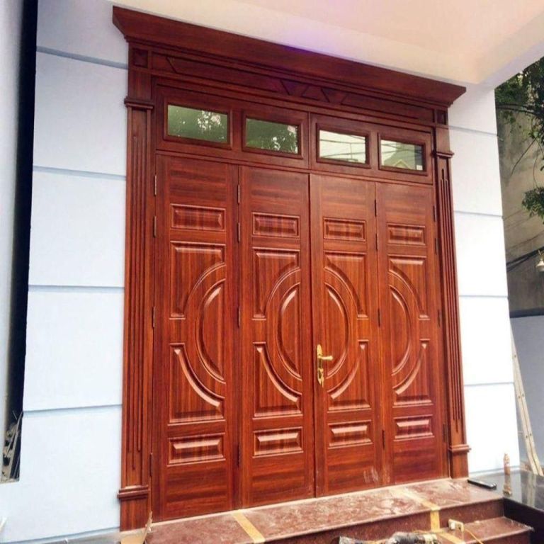 Hình ảnh thi công thực tế cửa thép vân gỗ sơn 5D cao cấp Hình ảnh thi công thực tế cửa thép vân gỗ sơn 5D cao cấp
