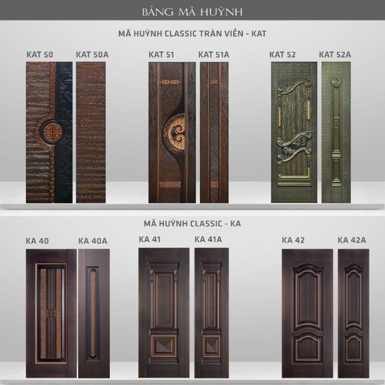 Bảng mã huỳnh cửa thép vân gỗ sơn 5D Bảng mã huỳnh cửa thép vân gỗ sơn 5D