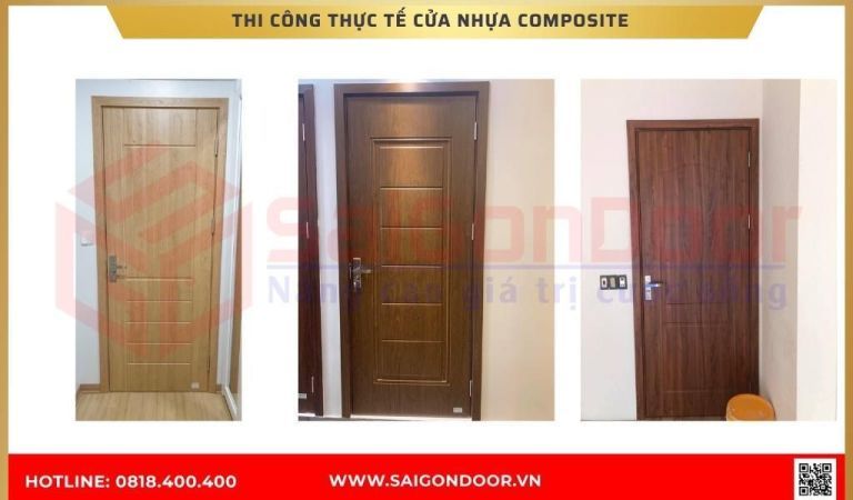 Hình ảnh thi công thực tế cửa nhựa composite tại Bình Dương Hình ảnh thi công thực tế cửa nhựa composite