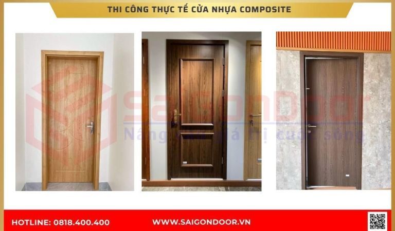 Hình ảnh thi công thực tế cửa nhựa composite tại Bình Dương Hình ảnh thi công thực tế cửa nhựa composite