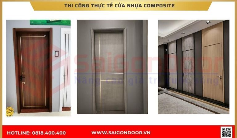 Hình ảnh thi công thực tế cửa nhựa composite tại An Giang Hình ảnh thi công thực tế cửa nhựa composite