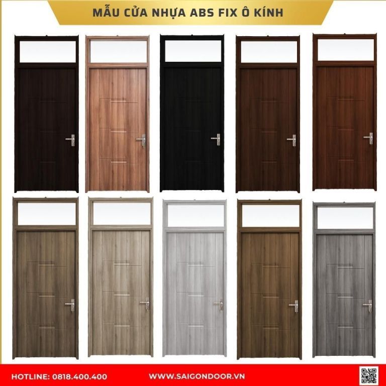 Mẫu cửa nhựa ABS Hàn Quốc được sử dụng phổ biến tại TP Hồ Chí Minh Mẫu cửa nhựa ABS Hàn Quốc được sử dụng phổ biến tại TP Hồ Chí Minh
