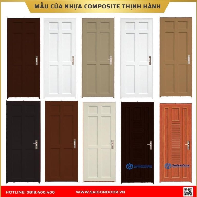 Mẫu cửa nhựa composite được ưa chuộng tại Cà Mau Mẫu cửa nhựa composite được ưa chuộng