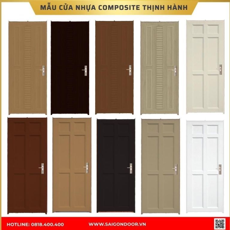 Mẫu cửa nhựa composite được ưa chuộng tại Bình Phước Mẫu cửa nhựa composite được ưa chuộng