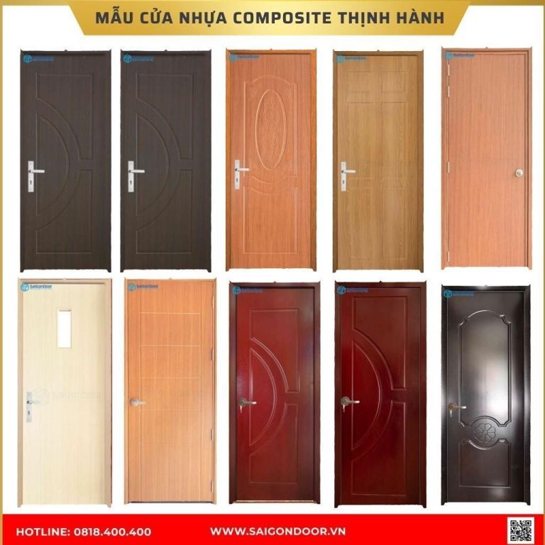 Mẫu cửa nhựa composite được ưa chuộng tại Tây Ninh Mẫu cửa nhựa composite được ưa chuộng