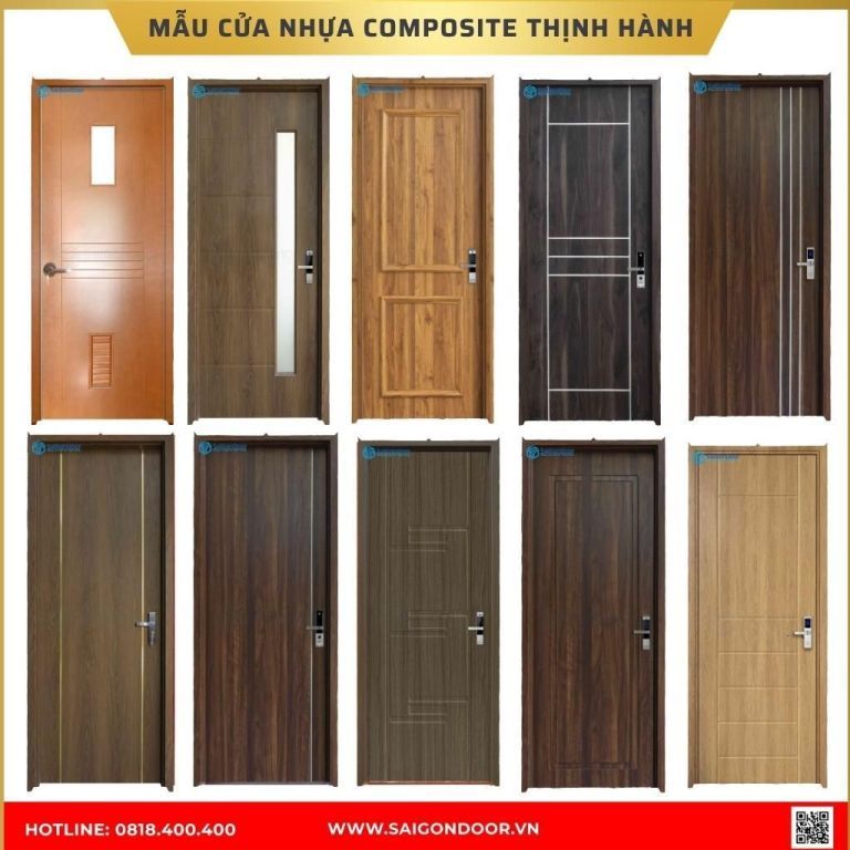 Mẫu cửa nhựa composite được ưa chuộng tại Tây Ninh Mẫu cửa nhựa composite được ưa chuộng