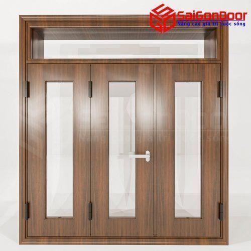 Cửa Nhôm Vân Gỗ SGD-CNVG-59