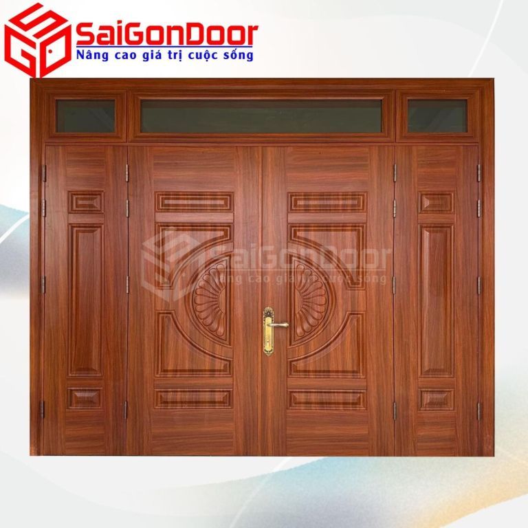 Cửa Thép Vân Gỗ SGD-KM.TVG-4C.22 3 SGD KM.TVG 4C.19