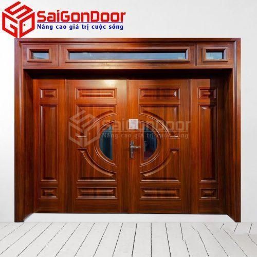 Cửa Thép Vân Gỗ SGD-KM.TVG-4C.23