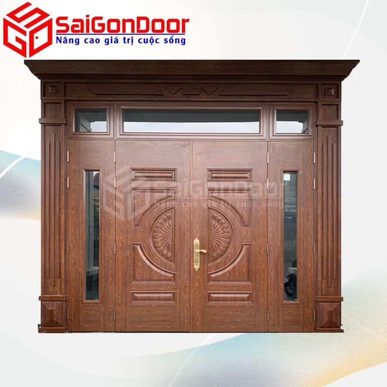 Cửa Thép Vân Gỗ SGD-KM.TVG-4C.39n. 3 SGD KM.TVG 4C.35n