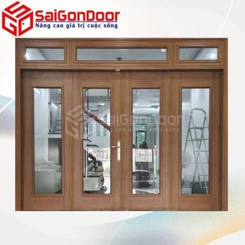 Cửa Thép Vân Gỗ SGD-KM.TVG-4C.40n.