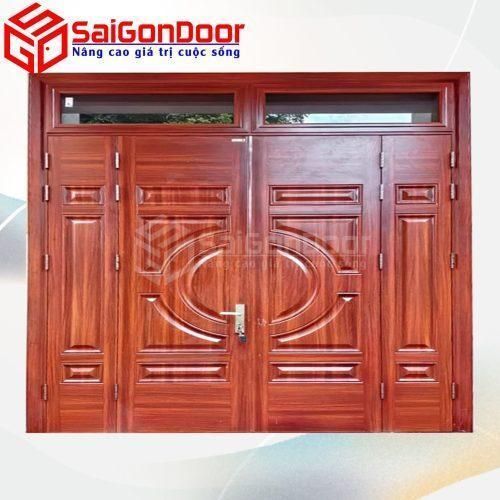 Cửa Thép Vân Gỗ KG-1.08