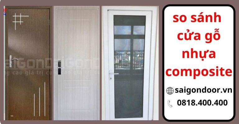 So Sánh Cửa Nhựa Composite Với Cửa Gỗ Công Nghiệp, Nhựa ABS 13 So sánh mức giá của các mẫu cửa