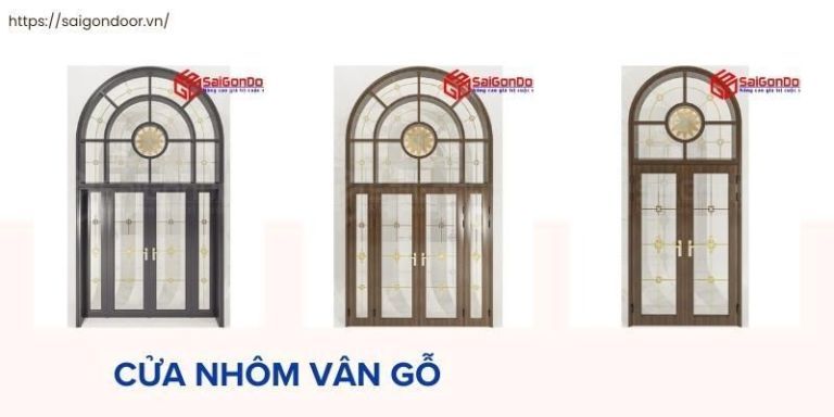 So Sánh Cửa Thép, Cửa Gỗ, Cửa Nhôm Vân Gỗ Cập Nhật 2024 14 Cửa nhôm vân gỗ thiết kế độc đáo