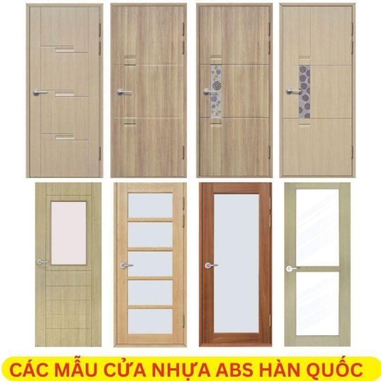 So Sánh Cửa Nhựa Composite Với Cửa Gỗ Công Nghiệp, Nhựa ABS 17 Cửa nhựa ABS Hàn Quốc được yêu thích