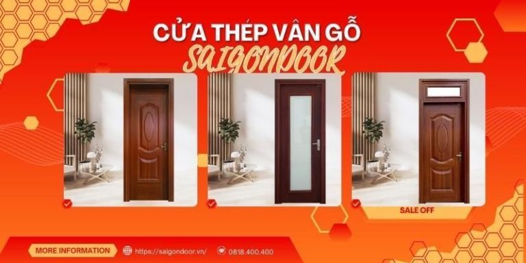 So Sánh Cửa Nhôm Vân Gỗ Và Cửa Thép Vân Gỗ, Báo Giá T11/2024 15 Tổng quan về cửa thép vân gỗ