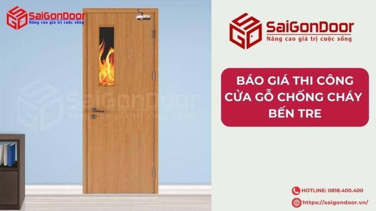 Báo giá thi công cửa gỗ chống cháy Bến Tre 2 Báo giá thi công cửa gỗ chống cháy Bến Tre