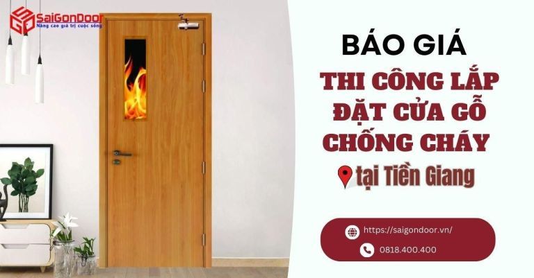 Báo giá thi công cửa gỗ chống cháy Tiền Giang 2 Báo giá thi công cửa gỗ chống cháy Tiền Giang