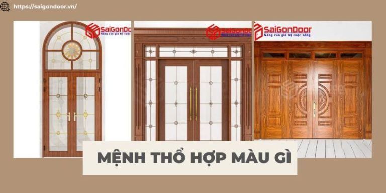Mệnh Thổ hợp màu gì? Gợi ý các gam màu cực may mắn cho mệnh Thổ 14 Cửa chống cháy màu vàng đem lại sự thịnh vượng cho gia chủ mệnh thổ