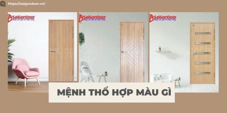 Mệnh Thổ hợp màu gì? Gợi ý các gam màu cực may mắn cho mệnh Thổ 18 Cửa nhựa Abs Hàn Quốc với nhiều mẫu mã đa dạng