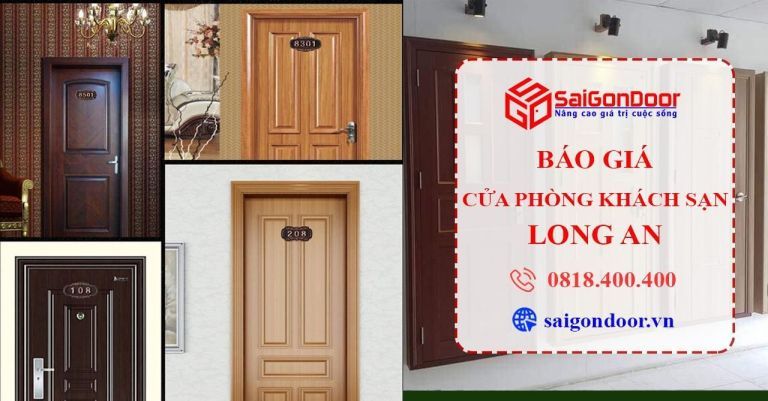 Báo giá thi công, lắp đặt cửa phòng khách sạn Long An Báo giá thi công, lắp đặt cửa phòng khách sạn Long An